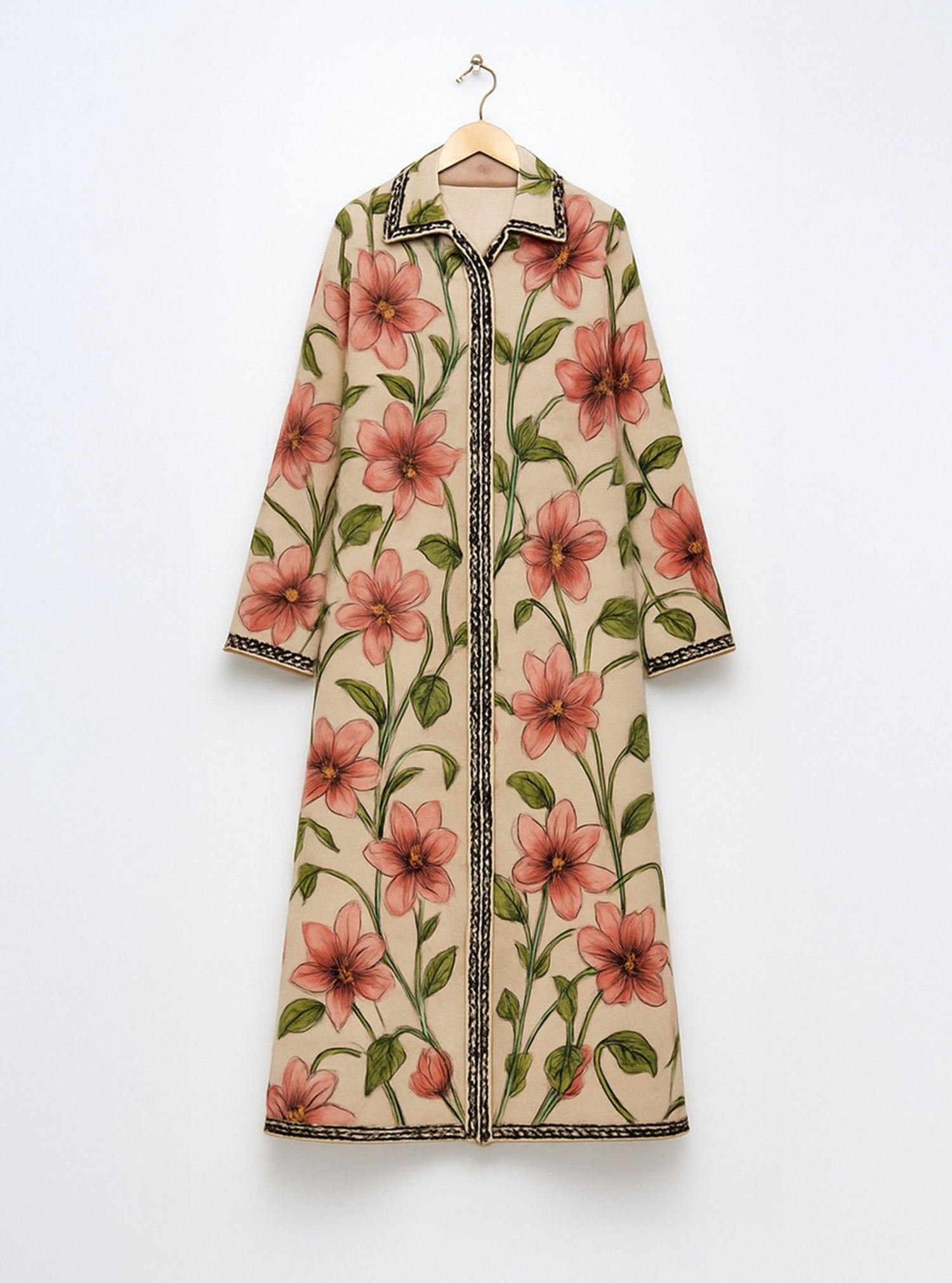 FLORAL FLOW COAT