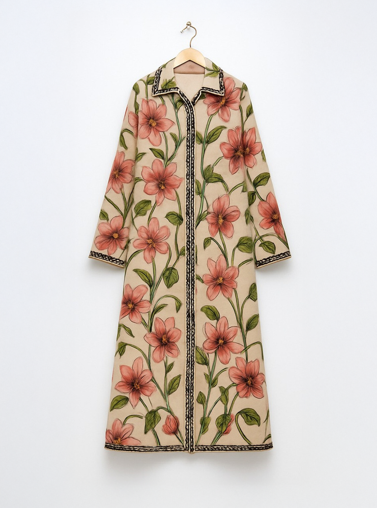 FLORAL FLOW COAT