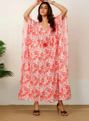 FLORAL MAXI KAFTAN
