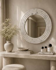 Ivory Crest  Mirror