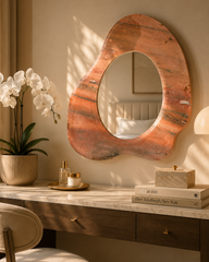 Terracotta Drift Mirror